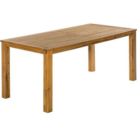 Tisch 185 x 90 cm Akazienholz FSC 100 %