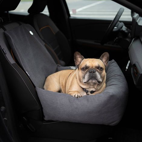 Cord Creme Hunde-Autositz (1/5)