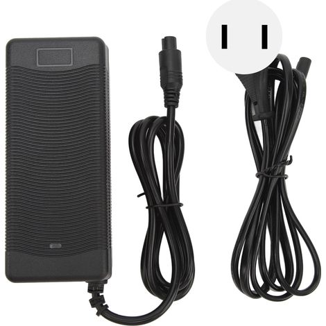 Chargeur trottinette électrique 54.6V 2A, résistant à la chaleur, anti-interférence, protection contre les pannes, adaptateur pour vélo électrique 100V-240V, prise US (1/5)