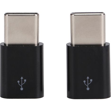 2 Micro-USB-auf-USB-Typ-C-OTG-Adapter zum Synchronisieren, Datentransfer und Laden (1/5)
