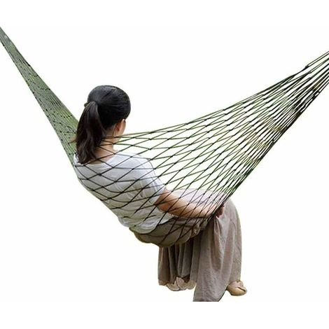 Filiyano-Hamac en filet, hamac d'extérieur en nylon, hamac de camping suspendu confortable, résistant, hamac en filet pour le camping en plein air (1/5)