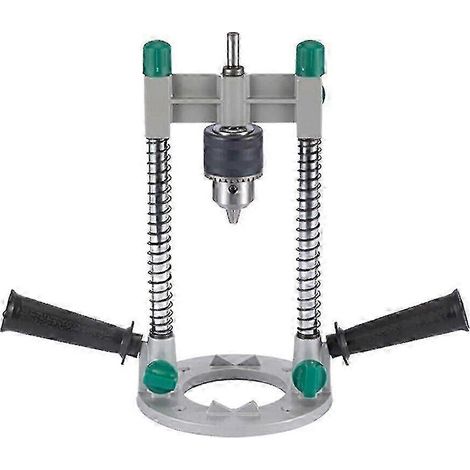 Guide de perçage pour outil électrique, guide de perçage à angle réglable, support de perçage pour tuyaux (argenté) (1 pièce) (1/5)