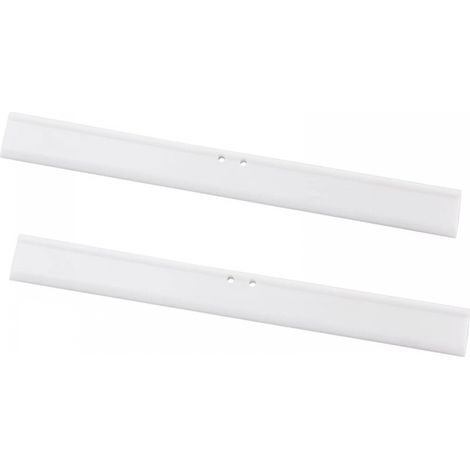 Lèvre en Caoutchouc de 25.2 cm, pour raclette de Douche, Blanc Lèvres de Rechange en Silicone, 2 pièces (1/3)
