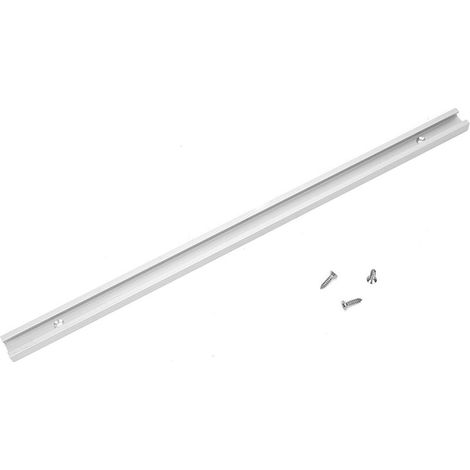 Outil de travail du bois de fixation de dalle coulissante Non poreuse de gabarit de voie d'onglet de fente en T d'alliage d'aluminium (300mm) (1/5)