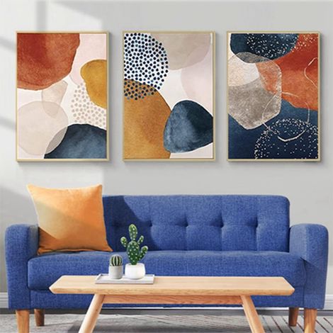 Lot de 3 posters bohémiens ensemble de posters esthétiques avec plantes décoration murale bohème images sans cadre Poster 03 30 x 40 cm (1/5)