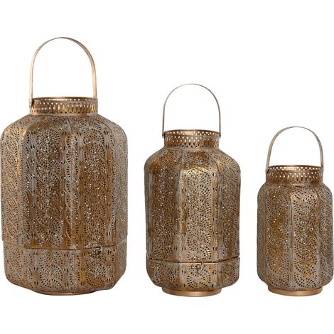 Portavela Set 3 Metal 25X25X40 25Cm/33Cm (1/4)
