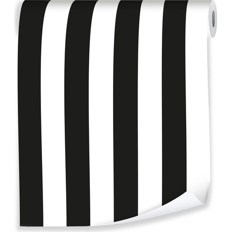 Papier peint à rayures modernes pour décorer les murs du salon ou de la chambre à coucher – rouleau 0,5 x 10 m, papier peint intissé écologique Wallarena
