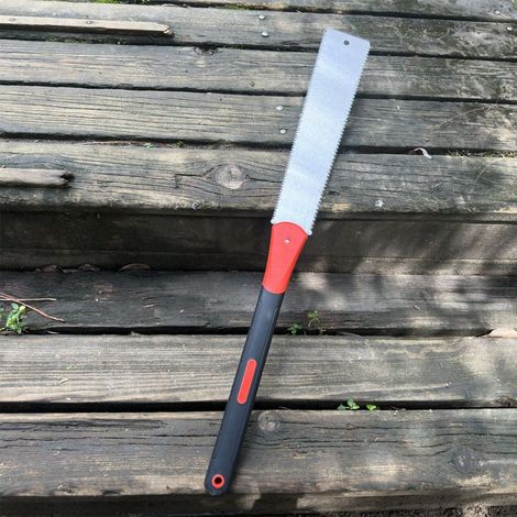 Scie Japonaise Ryoba 29 cm, Scie Japonaise Menuisier Double Face, Scie à Tirer en Acier au Carbone pour le Travail du Bois et du Plastique, Scie Bois avec Lame Interchangeable (1/5)