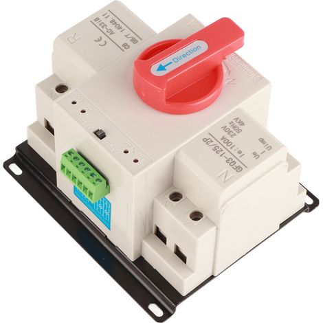 Commutateur de Transfert Automatique Double Alimentation AC230V 100A 2P ATS Inverseur Mini Groupe Électrogène (1/5)