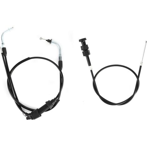 Câble d'accélérateur complet adapté pour Yamaha PW50 PW 50 moto cross PY50 - Kit de remplacement (1/5)