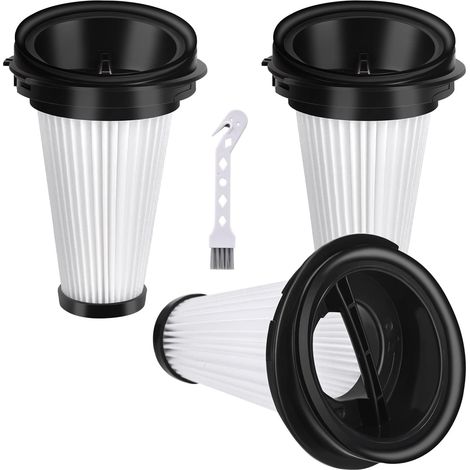 Lot 3 filtres remplacement Rowenta aspirateur balai X-pert 3.60 / X-Pert 160 – RH72xxx – ZR005202 – avec brosse nettoyage