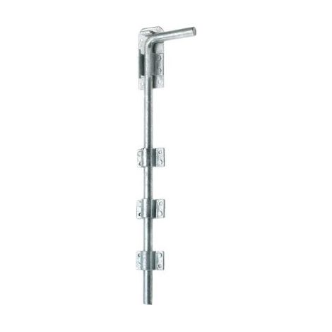 Rs Pro – Verrou à levier en acier galvanisé 304mm – Cadenassable – Pour portes intérieures et extérieures – Résistant à la corrosion