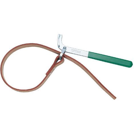 Clé à sangle KUKKO avec un diamètre maximal de 180 mm pour les pinces.