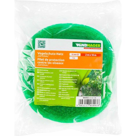 Filet de protection anti-oiseau 2x10 m