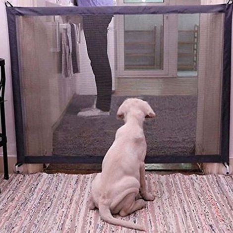 Clôture Pliante Sécurisée Portative Pour Animaux Domestique Avec Porte Intégrée (1/4)