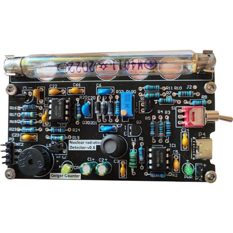 Kit de compteur Geiger assemblé V0.8 - Matériaux DIY - Détecteur de rayonnement électromagnétique (github) (1/5)