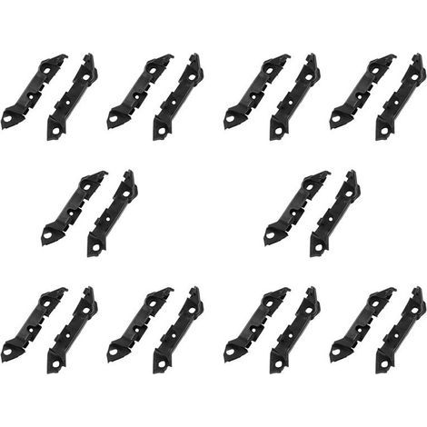 10 paires de supports de rails de fixation de pare-chocs avant pour la Mercedes-Benz Classe C W205 de 2014 (numéro de modèle 2058850821, 2058850921) (1/5)