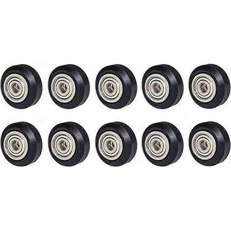 Lot de 10 poulies linéaires en plastique 625Zz POM avec roulement pour imprimante 3D Ender 3. (1/5)