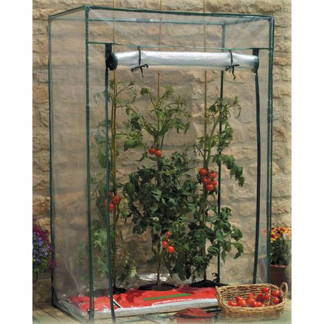 Serra per Pomodori da Giardino in Alluminio Verniciato e Copertura in Pvc