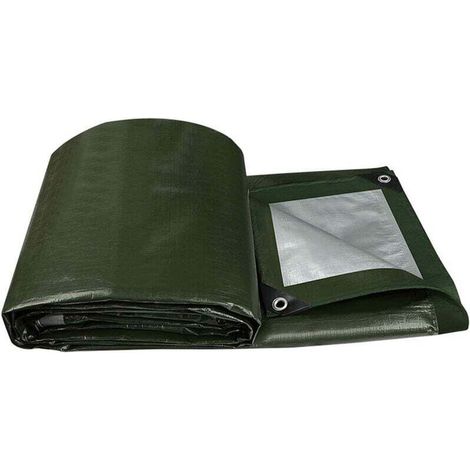 Bâche imperméable, bâche de Jardin avec œillets en Aluminium, bâche tissée bâche de Protection bâche de Bateau bâche (2m2.5m)