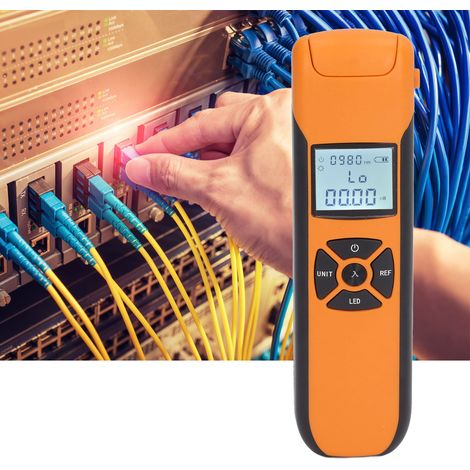 Mini wattmètre optique, détecteur de fibre optique rechargeable haute précision, testeur d'atténuation optique, wattmètre optique (1/5)