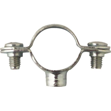 Collier Simple Plomberie pour Tube Diam.40 Acier Zn- Embase M7X150