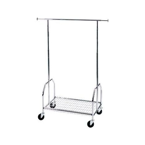 Garderobenstnder mobil fahrbar 90 x 131-170 x 54 cm (B x H x T) Metall verchromt chrom (1/3)