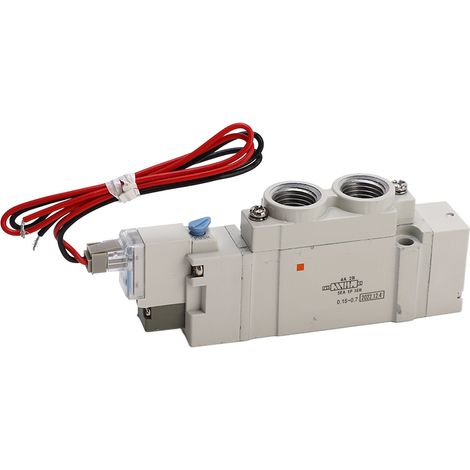 Électrovanne de type SZ7120-5L-02SMC, électrovanne pneumatique monobloc à deux positions et cinq voies, vanne à commande magnétique. (1/5)