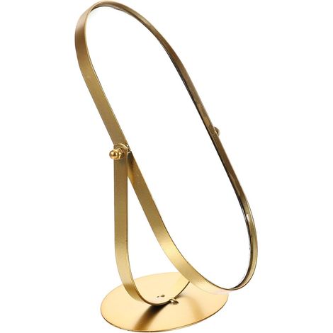 Miroir cosmétique portable vintage OUNONA pour une utilisation sur coiffeuse ou extérieur (1/5)