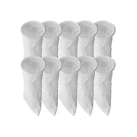 10 Stück Premium-Ringfiltersocken (4 Zoll) für Aquarien
