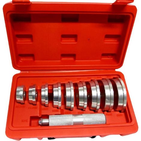 Trade Shop - Set 10 Piezas Extractores De Bujes Con Estuche Ruedas Coche Moto Camion - (1/5)