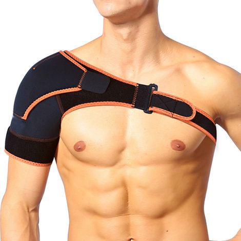 Écharpe de Soutien d'Épaule Ajustable pour Sport et Fitness - Bande de Compression Articulaire (1/5)