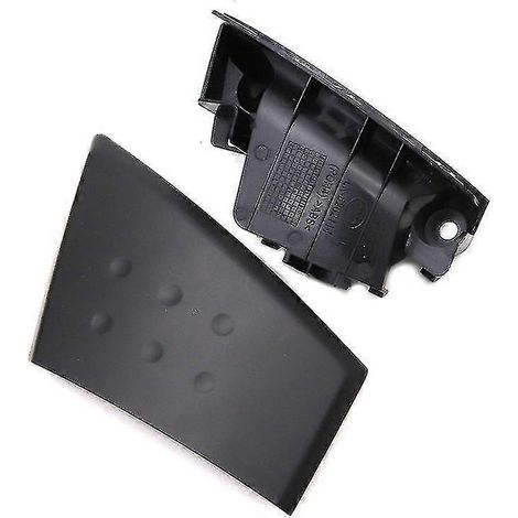 Poignée de porte intérieure droite noire avec cache (1 paire) pour Peugeot 107, Toyota Aygo et Citroën C1. (1/3)