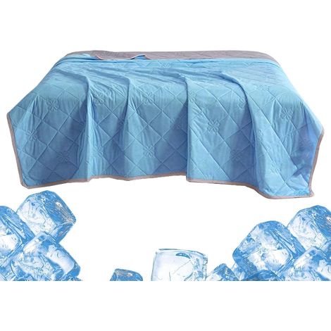 Couverture rafraîchissante Couverture rafraîchissante d'été pour dormir Literie légère pour adultes et – Pour canapé, nuit, transpiration, maison, appartement, voyage, camping (1/5)