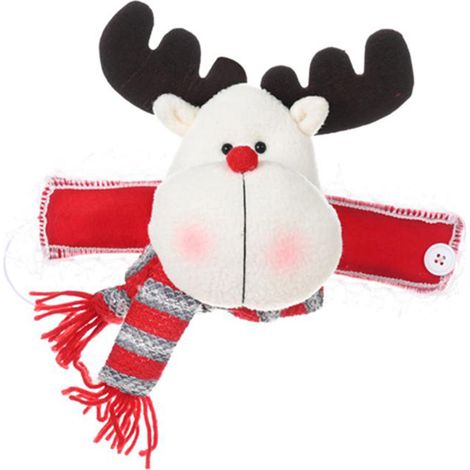 Noël Décoration Fenêtre Boucle de Rideau Père Noël Bonhomme de Neige Élan Cadeaux de Noël