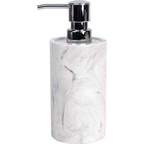 Distributeur de savon en marbre blanc (1/5)