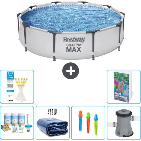 Bestway Bestway Steel Pro MAX Ronde - 305x76 cm - 7-pièces  S108 (1/5)