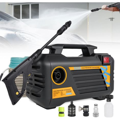 Laveuse électrique haute pression 3000W portable, pistolet polyvalent lavage voiture, machine pour sols, jardin, maison et voiture (1/5)