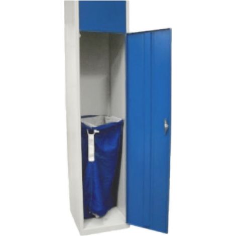 PROVOST - Sac à linge bleu en tissu pour armoire de collecte domestique