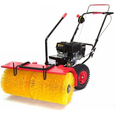 55737 Kehrmaschine 800 mm Motorbesen 80 cm Besen Schneeräumer Schneeschieber (1/5)