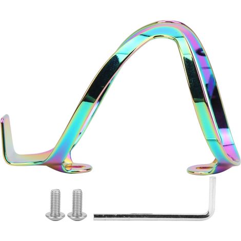 1 Porte-bidon, alliage d'aluminium, réglable, fixation tube de selle, VTT route (1/5)