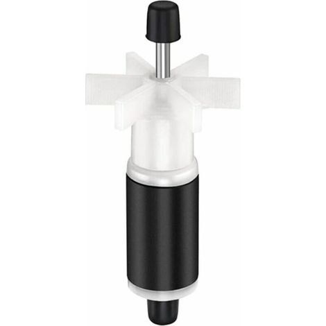 Turbine de rechange pour pompe à eau, rotor de rechange pour filtre de réservoir d'aquarium pour pompe de bassin - Noir (1/4)