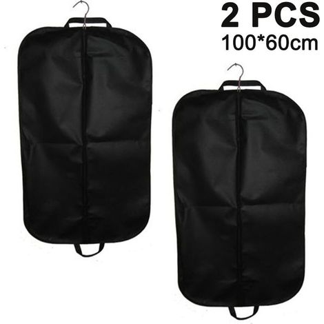 Sac de voyage et de rangement respirant pour vêtements, noir
