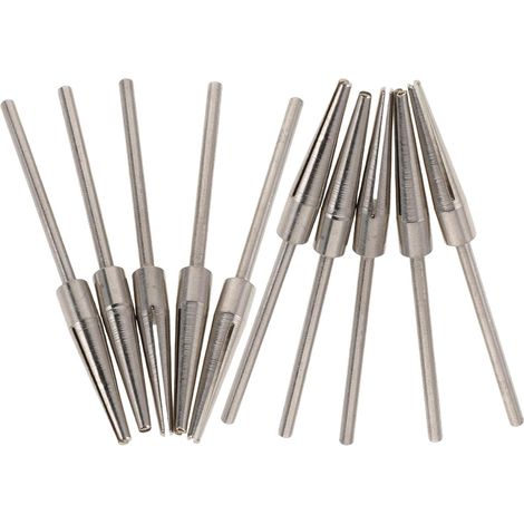 Lot de 10 pinces de fixation pour papier de verre, outil de polissage, de meulage, de fabrication de bijoux et d'artisanat. (1/5)