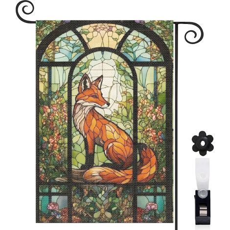 Drapeau de jardin Bienvenue en lin lavable 45 x 30 cm lavable maison de campagne (1/5)