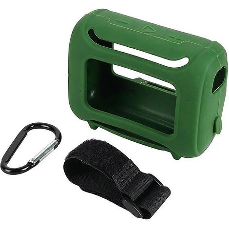 Pour JBL GO 5 Enceinte Silicone Protection Étui Résistant aux Rayures Enceinte Étui de Transport avec Carabiner C (1/5)