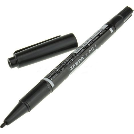 CCL Rotulador Doble Anti-Grabado PCB Circuit Board Ink Marker Dual Pen para DIY PCB (1/5)
