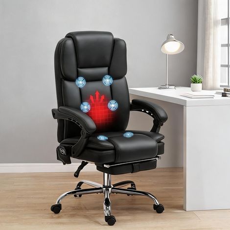 Chaise de bureau en similicuir acier 66 x 67 x 126 cm (1/5)