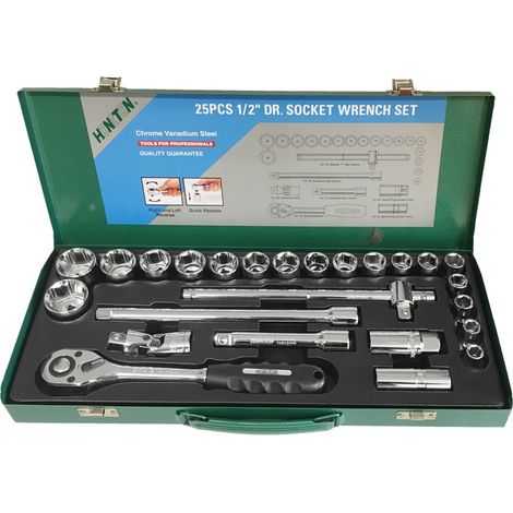 Honiton zestaw kluczy  25 elementów 1/2" 4055
