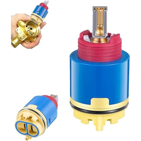 Filtre de remplacement à pression équilibrée pour RK7300-CART-3P, filtre de remplacement de robinet compatible avec les robinets et vannes de -DOUche Zurn Temp-Gard III Z-7300-DOU (1/4)